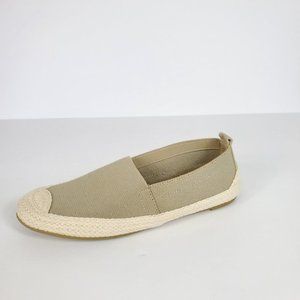Lauren Ralph Lauren Tan Espadrilles Stretchy Slip On Flats Size 6